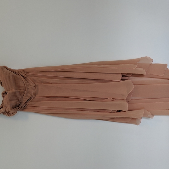 Lulu's strapless peachy nude dress size S - Picture 5 of 7
